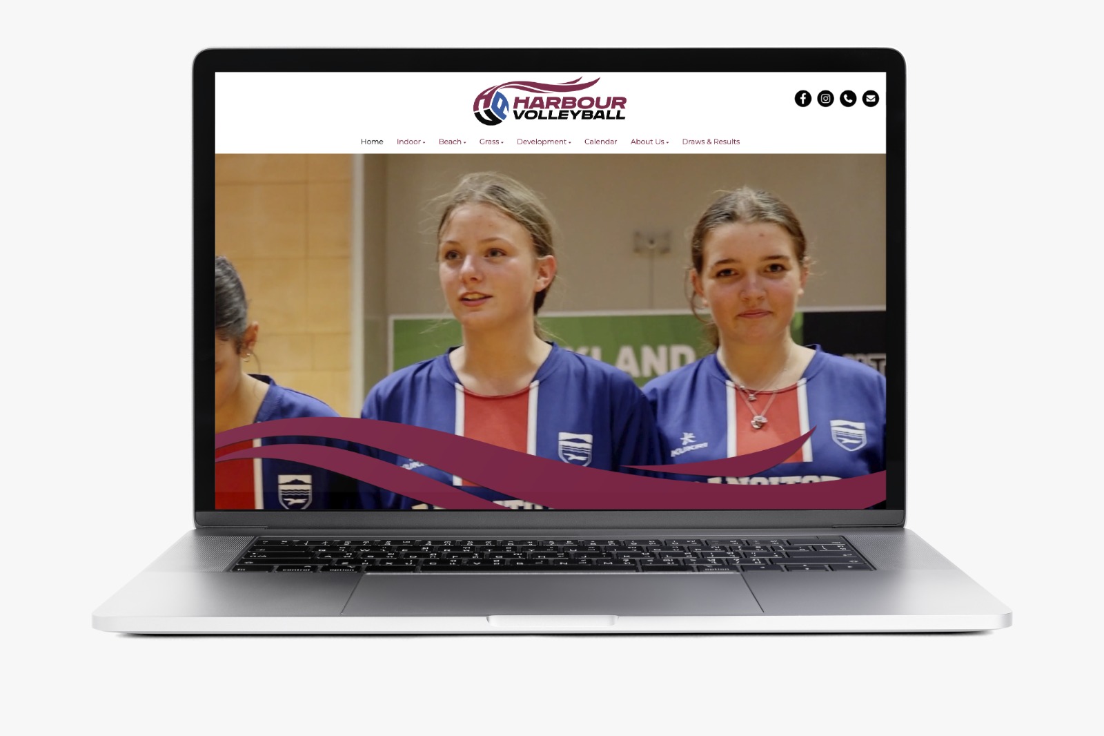 Harbour Volleyball website preview